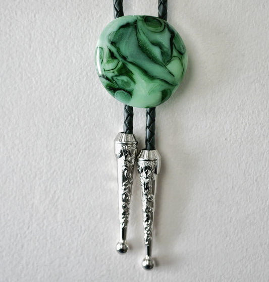 Sparkling Green Bolo Tie