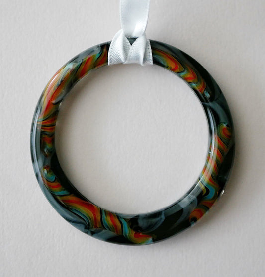 Glass Collage Wreath #23