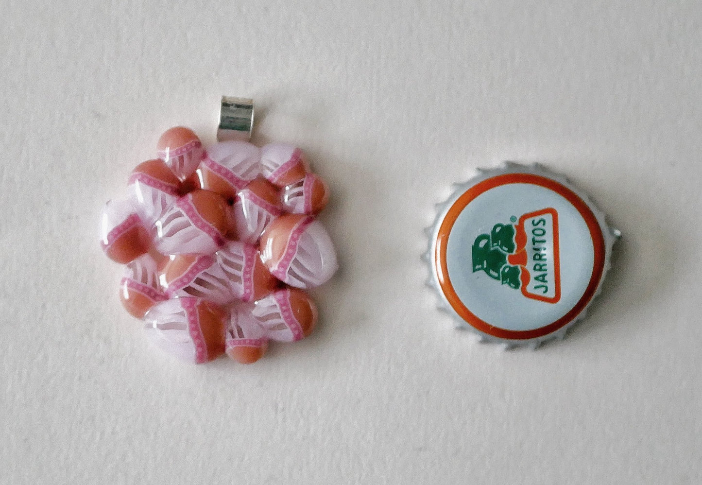 Pink Cluster Pendant (Sterling Silver) (PENDANT ONLY)