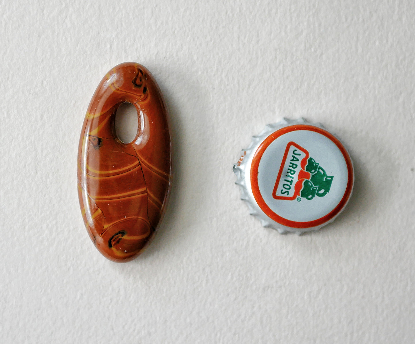Oval Pendant: Brown Swirl (PENDANT ONLY)