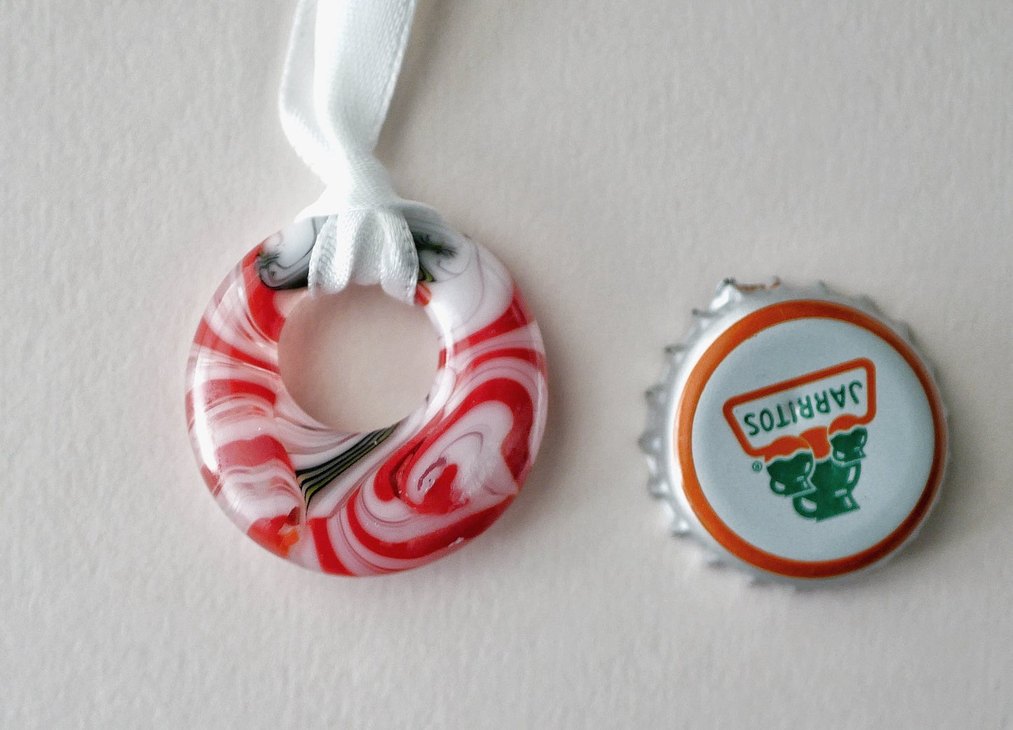 Mini Glass Collage Wreath #2