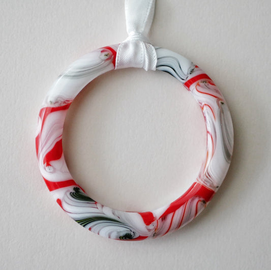 Glass Collage Wreath #20