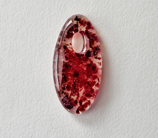 Oval Pendant: Reds (PENDANT ONLY)