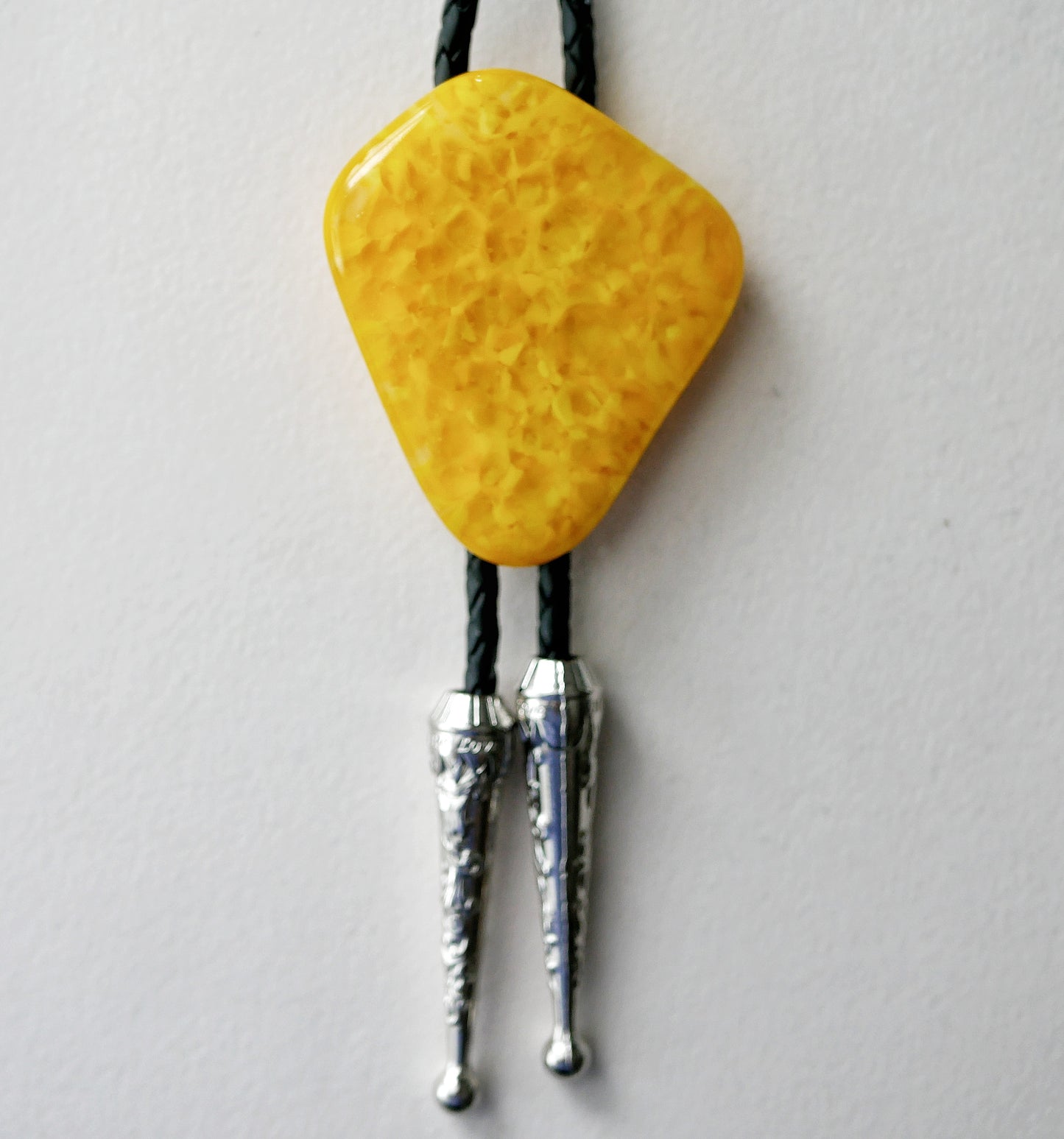 Mottled Yellow Bolo Tie #2