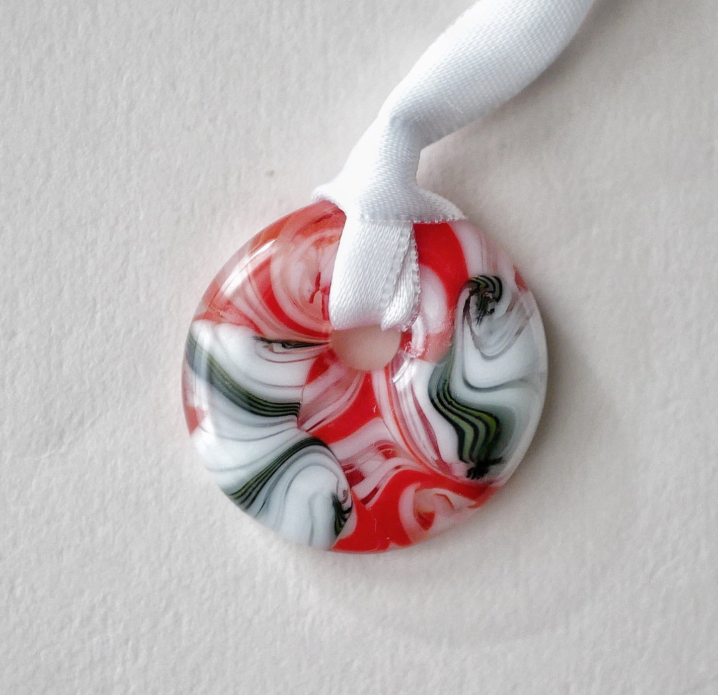 Mini Glass Collage Wreath #12