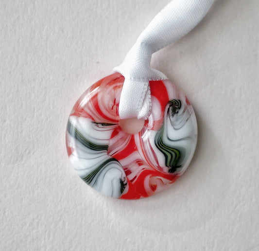 Mini Glass Collage Wreath #12