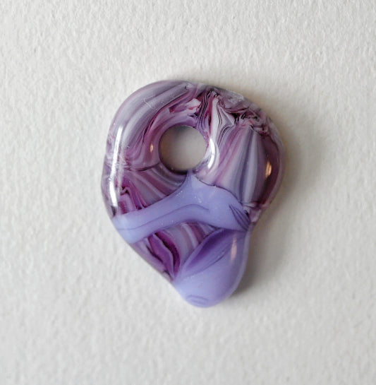 Purple Pendant with Hole #1 (PENDANT ONLY)