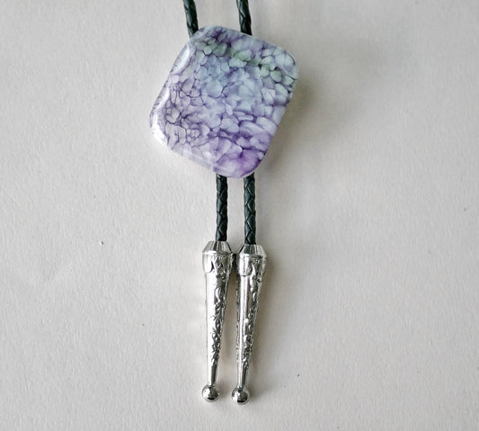 Purple and Green Dragonskin Bolo Tie #3