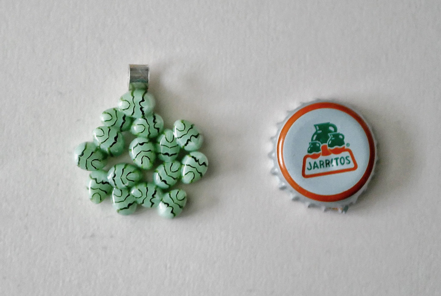 Green Leaf Cluster Pendant (Sterling Silver) (PENDANT ONLY)