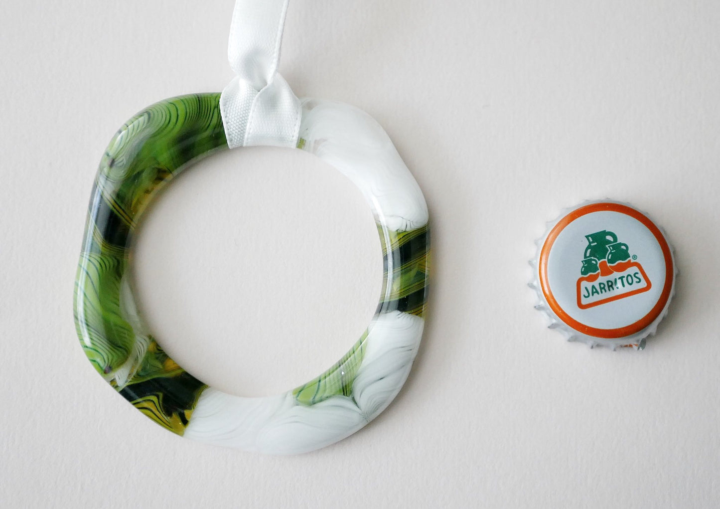 Irregular Glass Collage Wreath #1