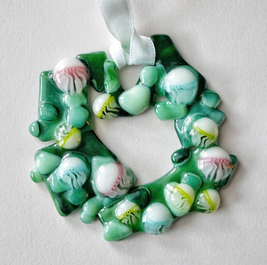 Bumpy Geometric Wreath with Jellyfish (Small)