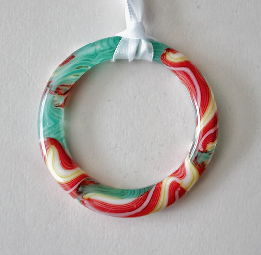 Glass Collage Wreath #32