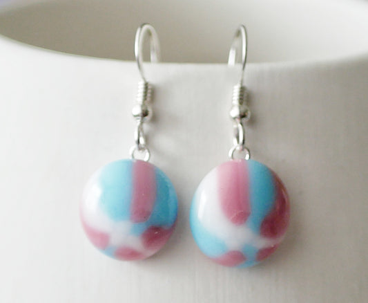 Dangly Trans Pride Earrings #4