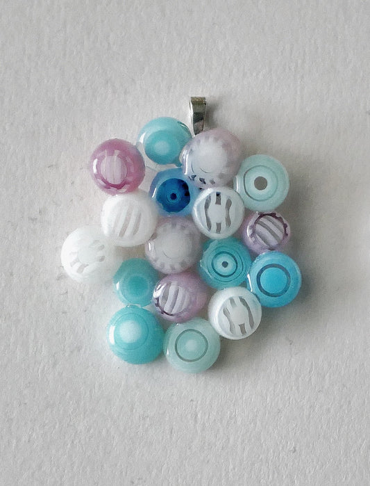 Trans Pride Cluster Pendant (PENDANT ONLY)