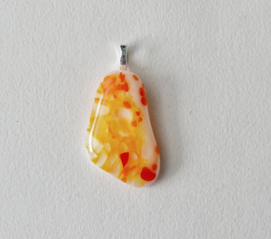 Orange Pendant #2 (Base Metal) (PENDANT ONLY)