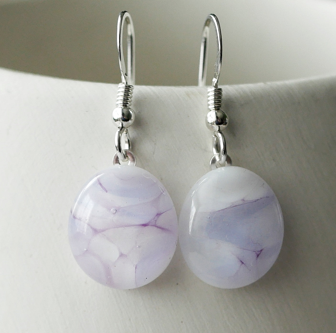 Lavender Dragonskin Earrings #1
