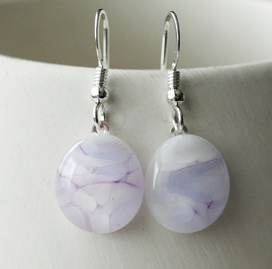 Lavender Dragonskin Earrings #1
