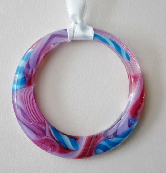 Irregular Glass Collage Wreath #7