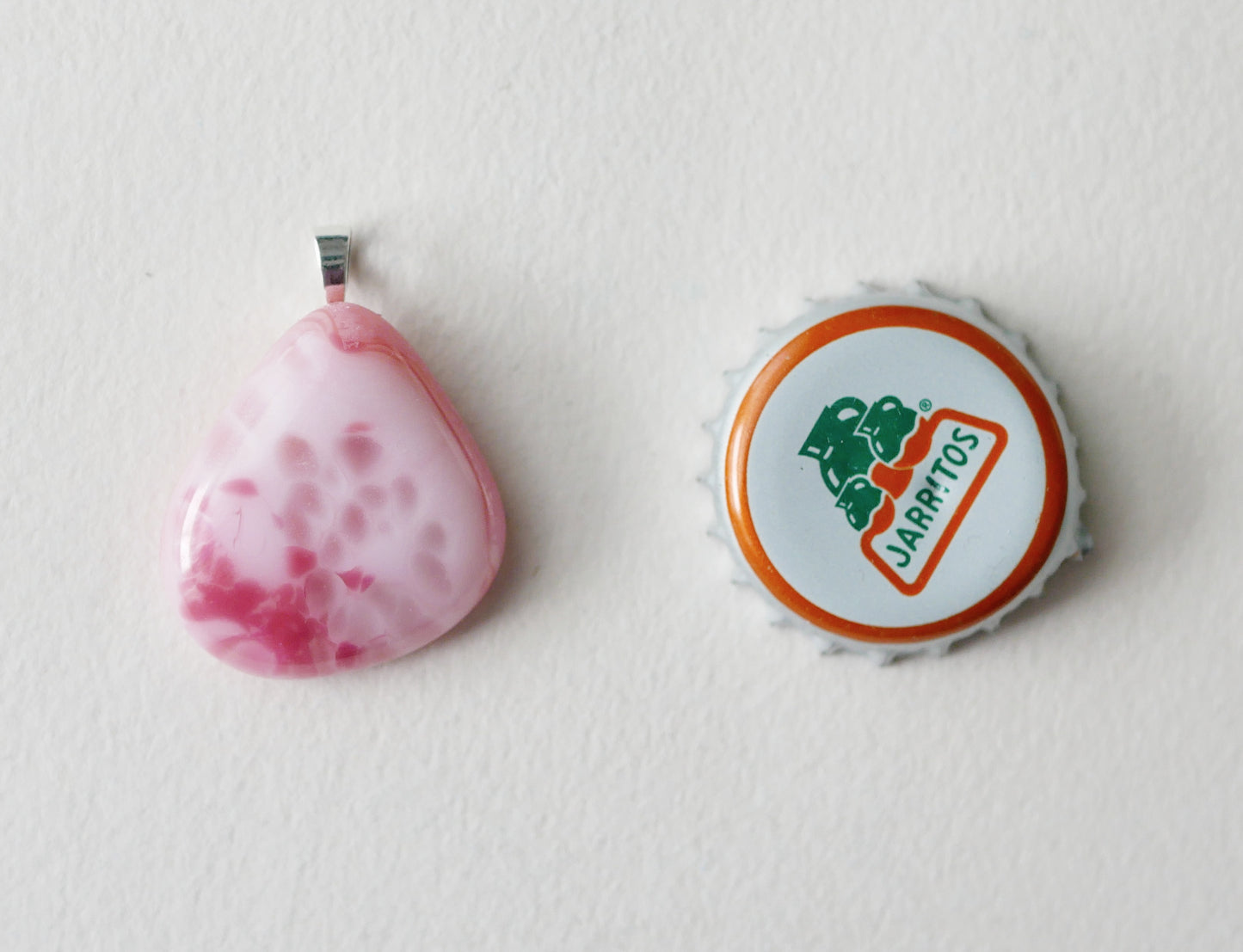 Light Pink Pendant #1 (Sterling Silver) (PENDANT ONLY)