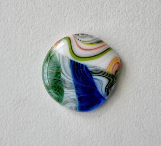 Blob Worry Stone: Collage #6