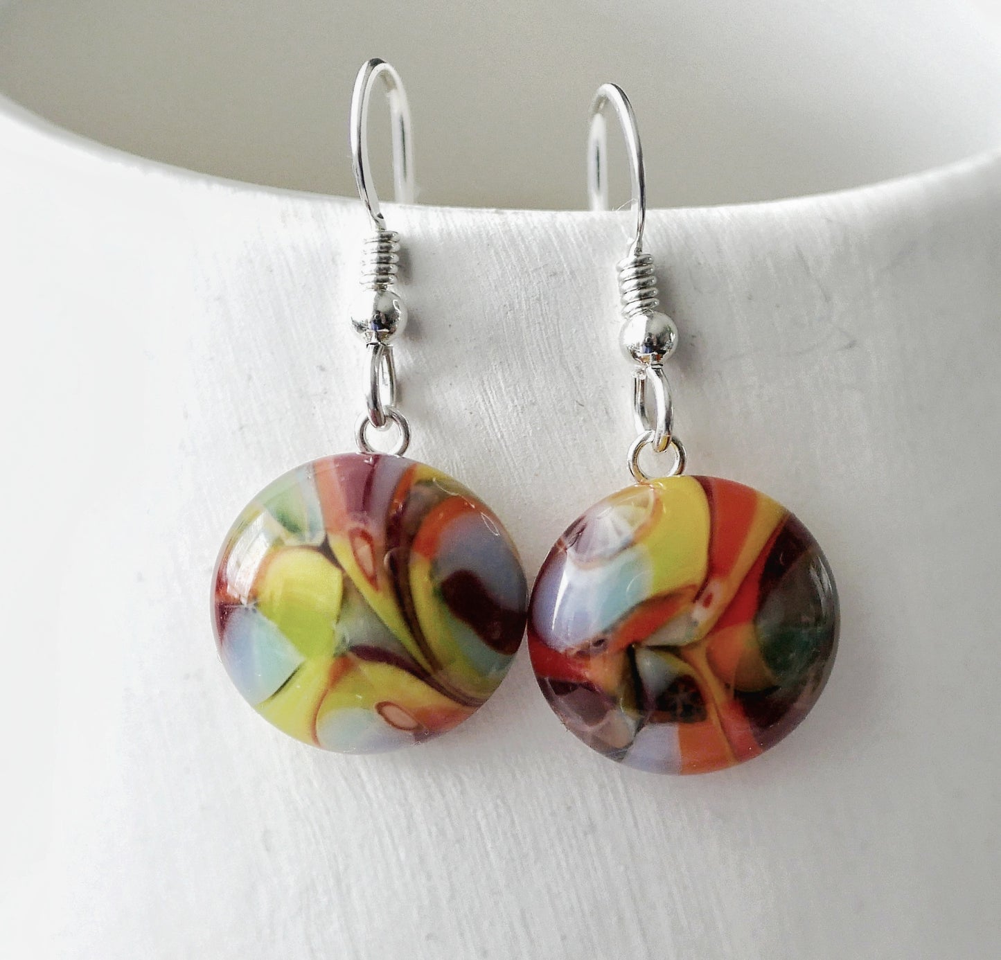 Dangly Rainbow Earrings