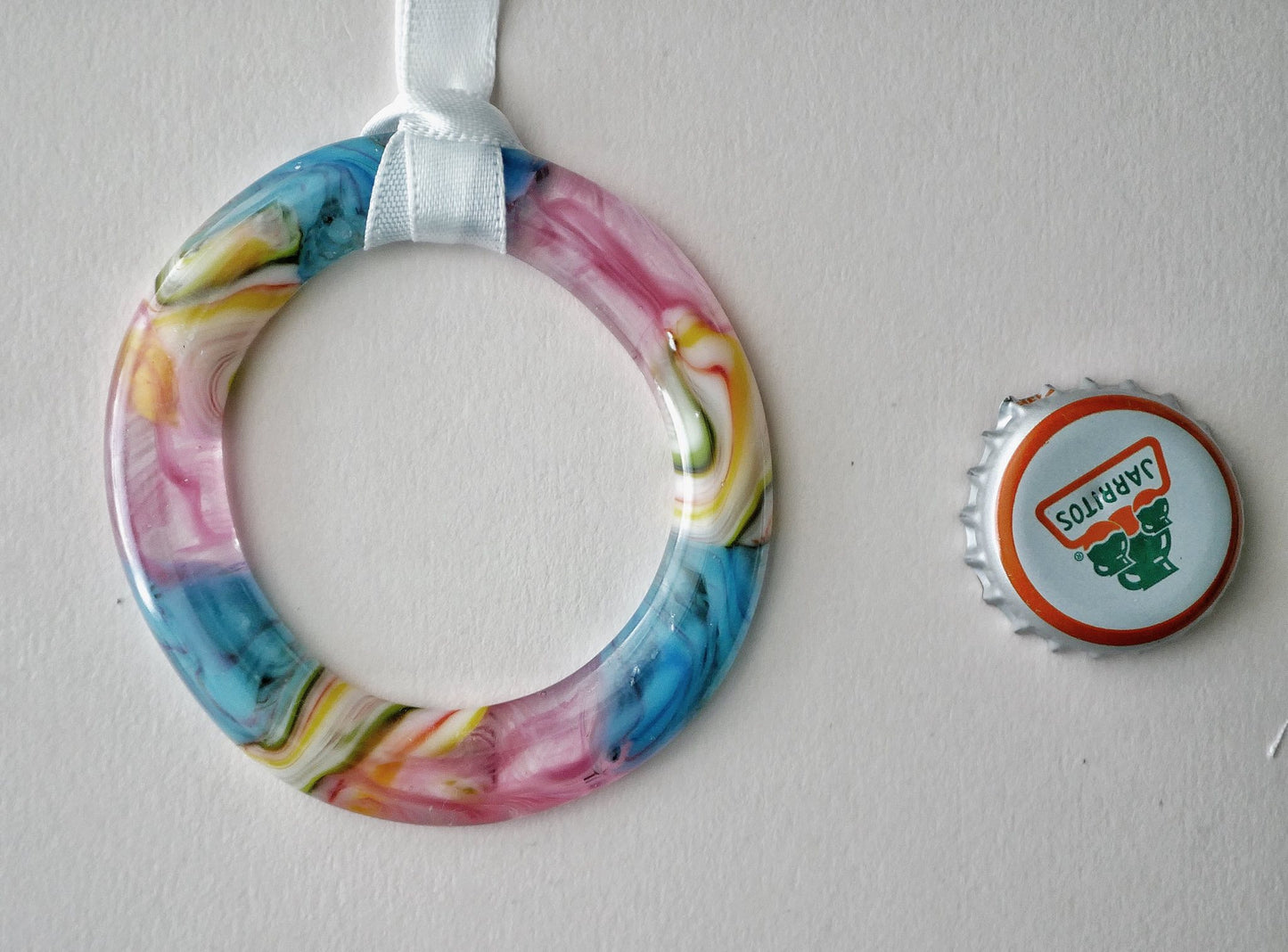 Irregular Glass Collage Wreath #15