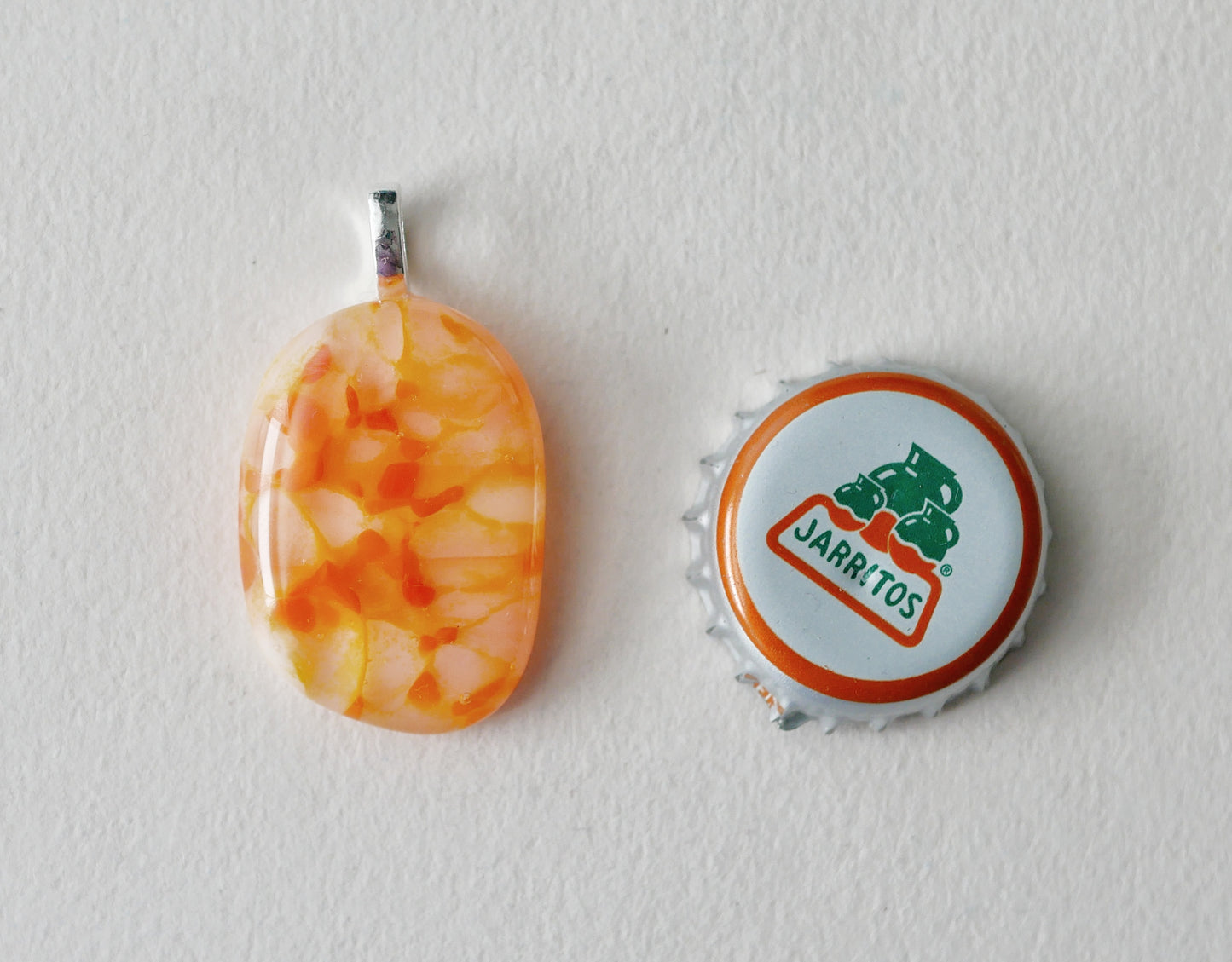 Orange Pendant #1 (Base Metal) (PENDANT ONLY)
