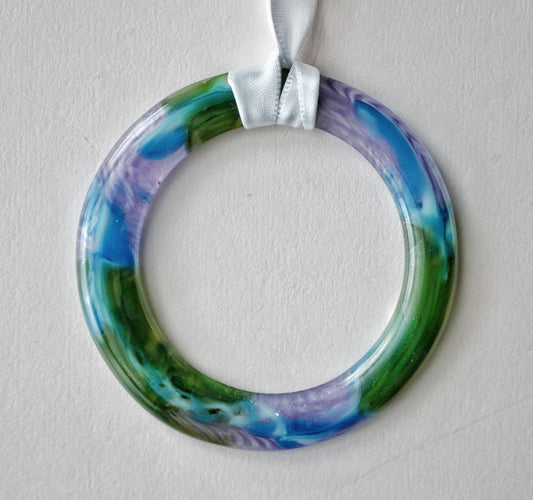 Irregular Glass Collage Wreath #27