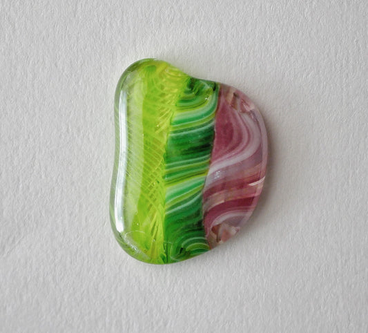 Blob Worry Stone: Collage #16