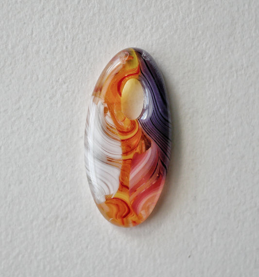 Oval Pendant: Collage #9 (PENDANT ONLY)
