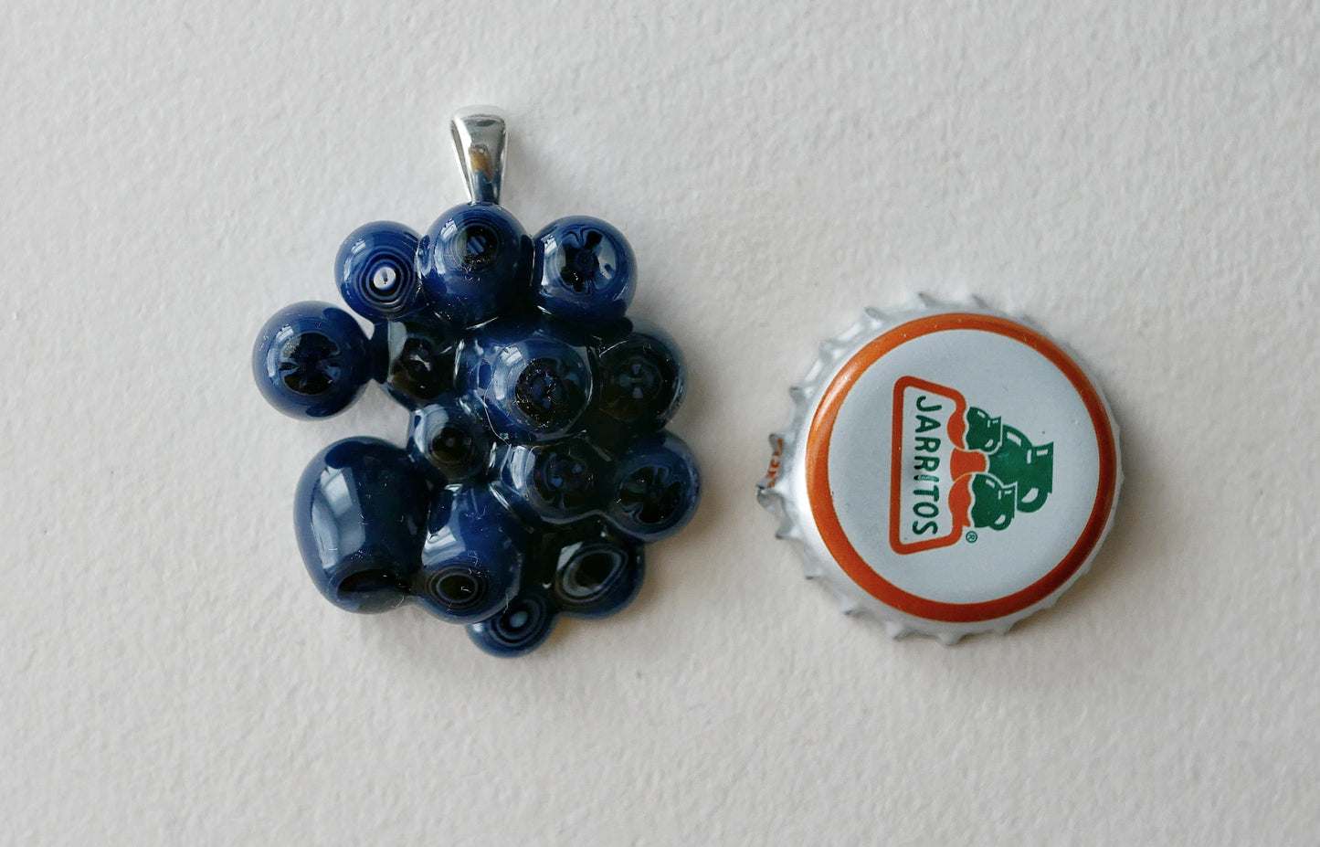 Blue-Black Cluster Pendant (Sterling Silver) (PENDANT ONLY)