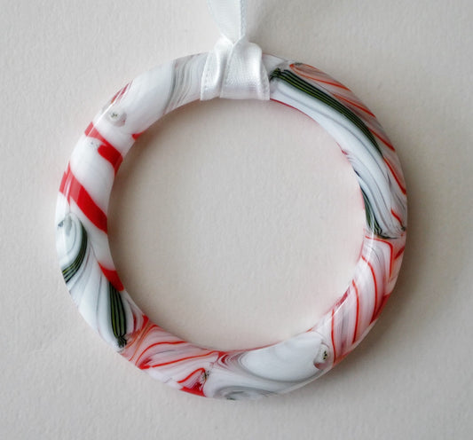 Glass Collage Wreath #14