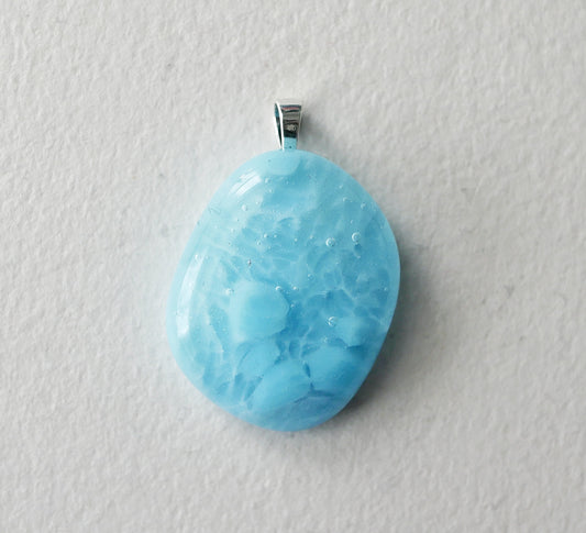Sky Blue Pendant #1 (Sterling Silver) (PENDANT ONLY)