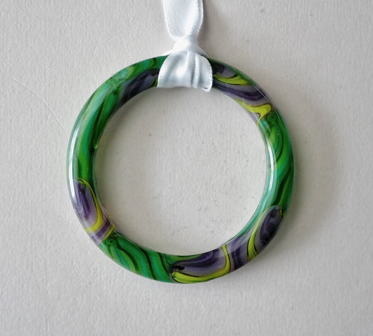 Glass Collage Wreath #31