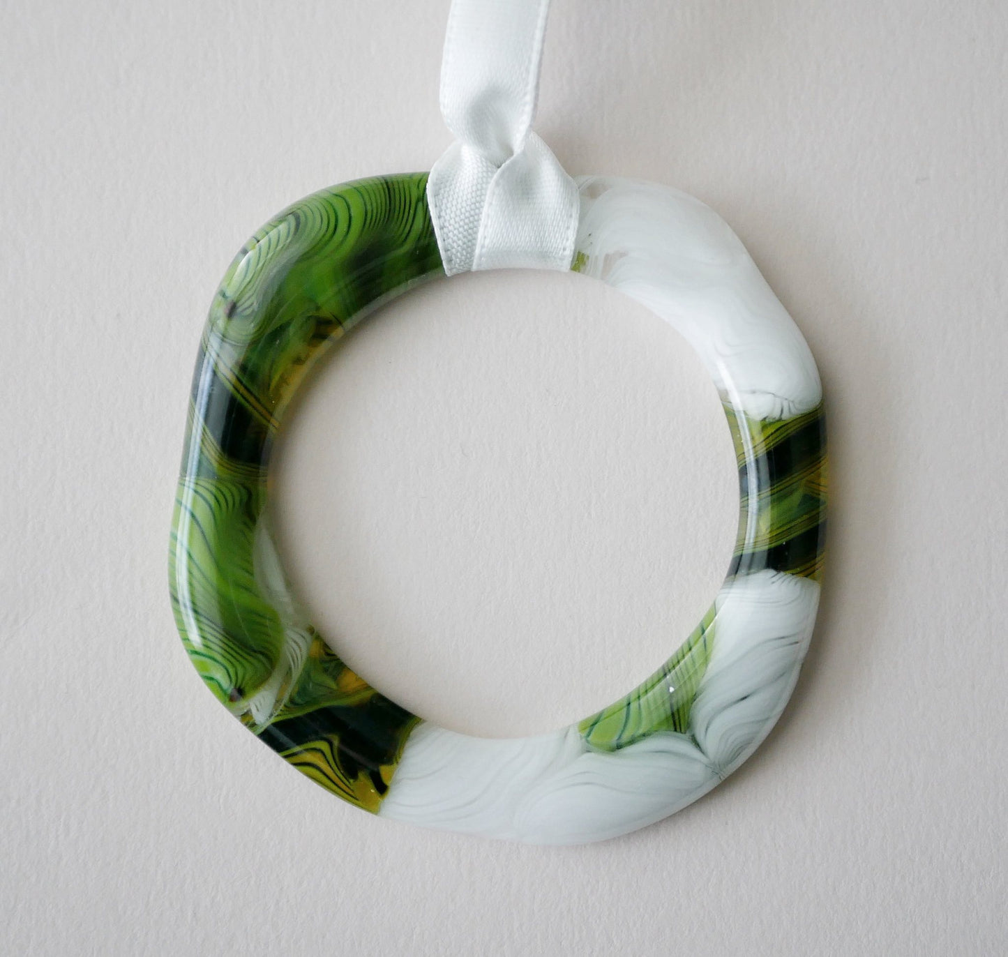 Irregular Glass Collage Wreath #1