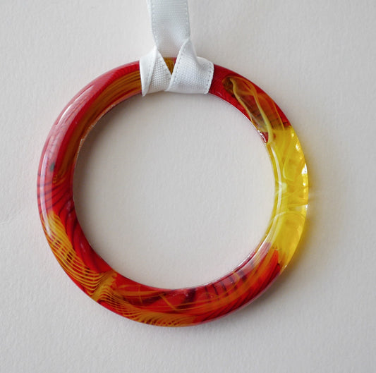 Glass Collage Wreath #9