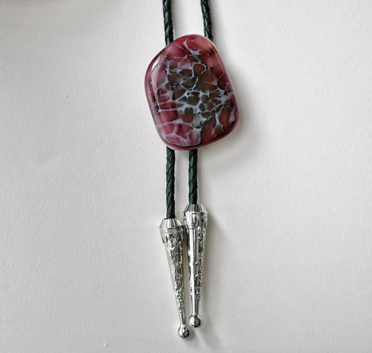 Dark Pink Bolo Tie #4