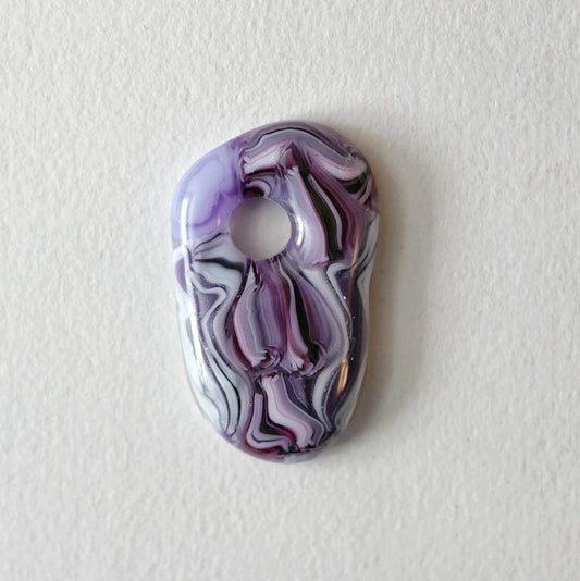 Purple Pendant with Hole #3 (PENDANT ONLY)