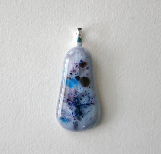 Blue and Purple Pendant #2 (Base Metal) (PENDANT ONLY)
