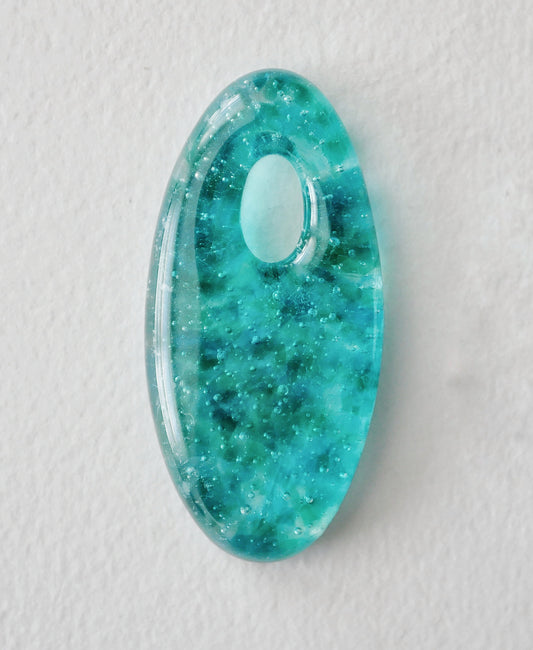 Oval Pendant: Aquas (PENDANT ONLY)