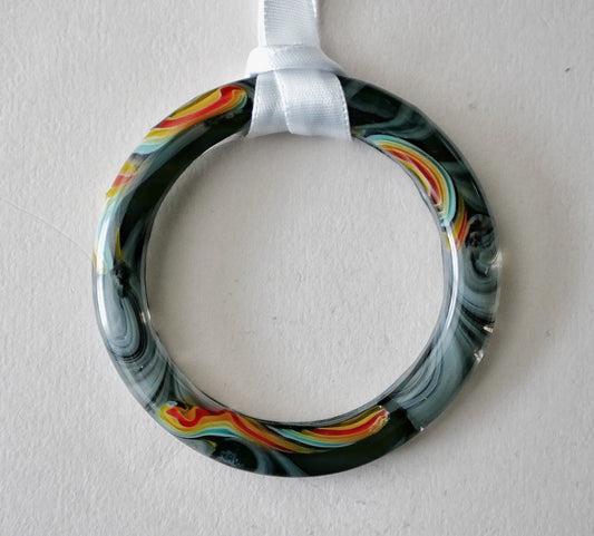 Glass Collage Wreath #36