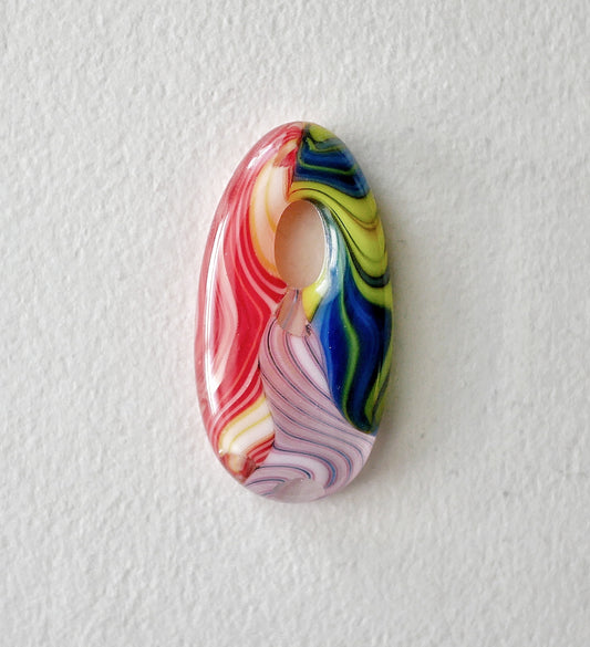 Oval Pendant: Collage #11 (PENDANT ONLY)