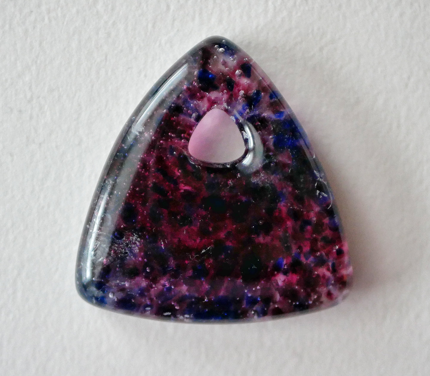 Triangle Pendant: Bi Pride Medley (PENDANT ONLY)