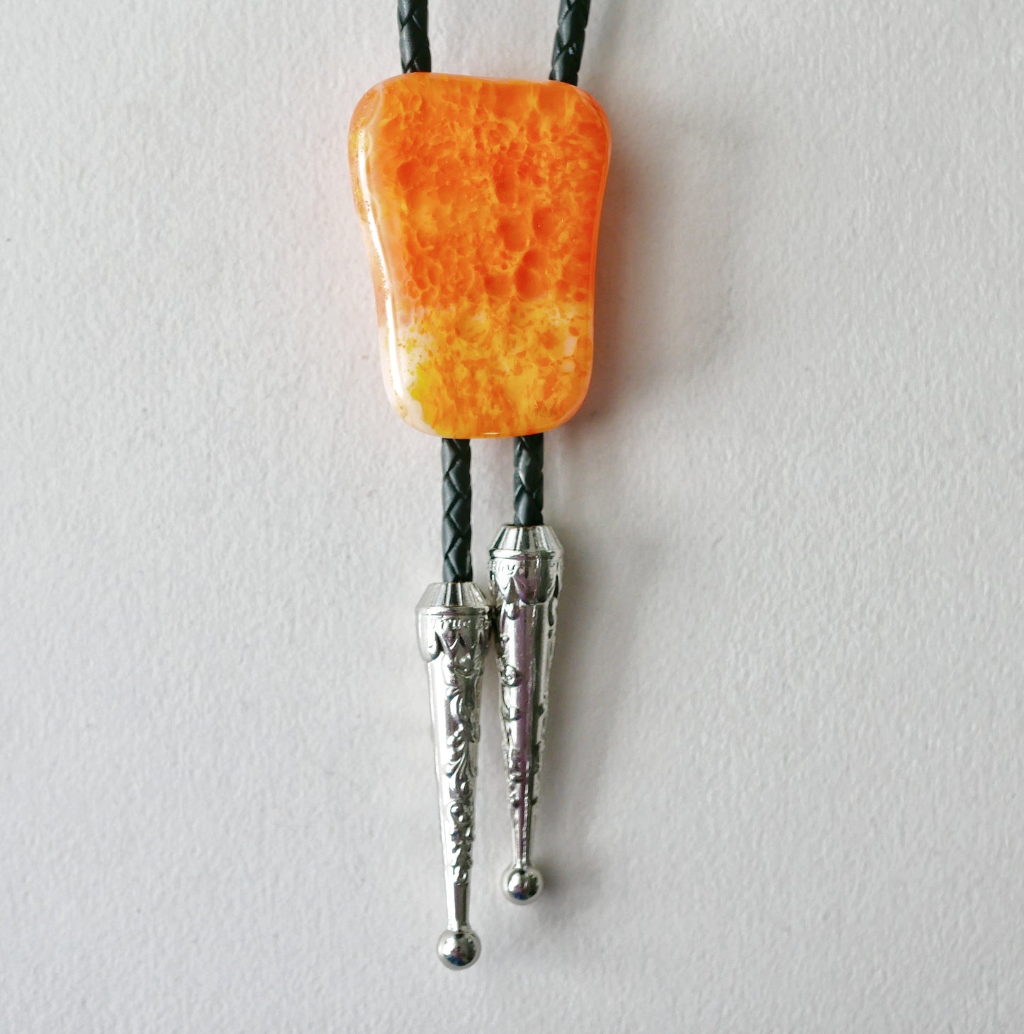 Orange and Yellow Bolo Tie #1