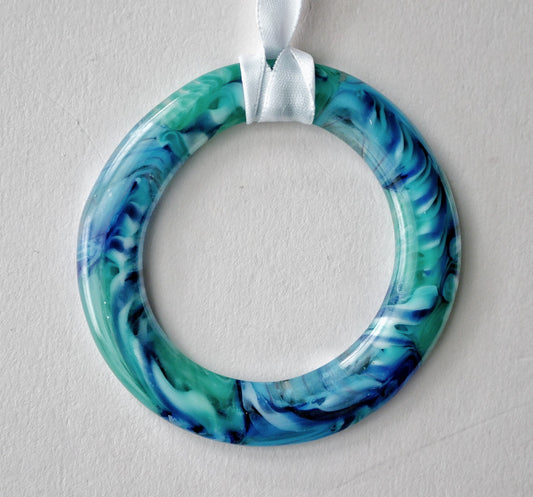 Irregular Glass Collage Wreath #24
