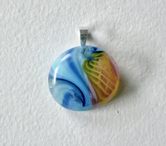 Collage Pendant #1 (Sterling Silver) (PENDANT ONLY)