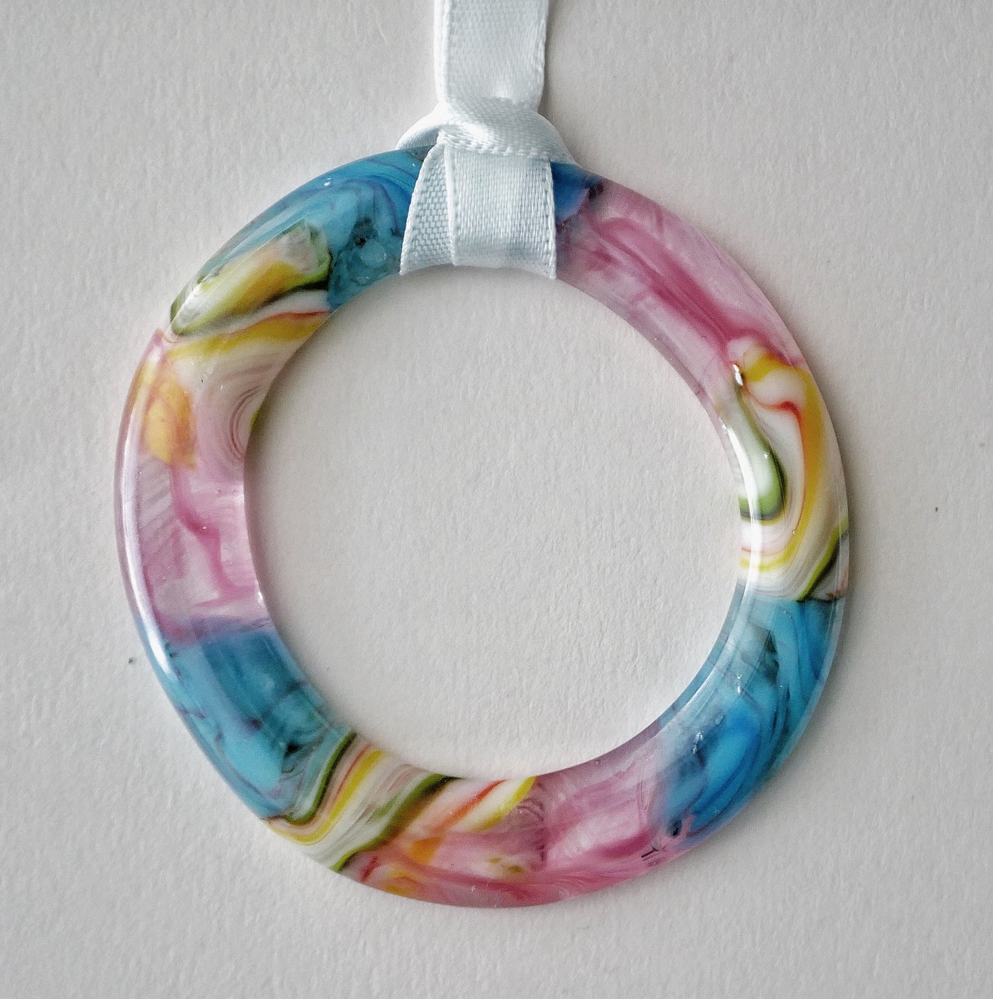 Irregular Glass Collage Wreath #15