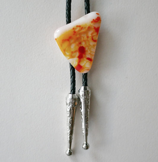 Orange Bolo Tie #2