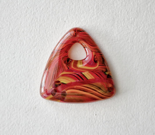 Triangle Pendant: Collage #2 (PENDANT ONLY)