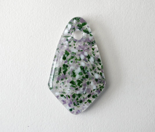 Kite Pendant: Genderqueer Pride Confetti (PENDANT ONLY)